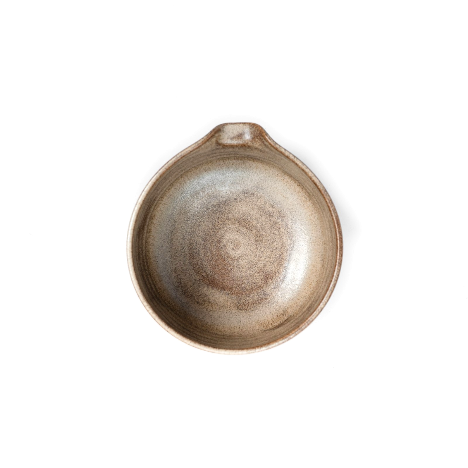 The medium bowl seen from above
